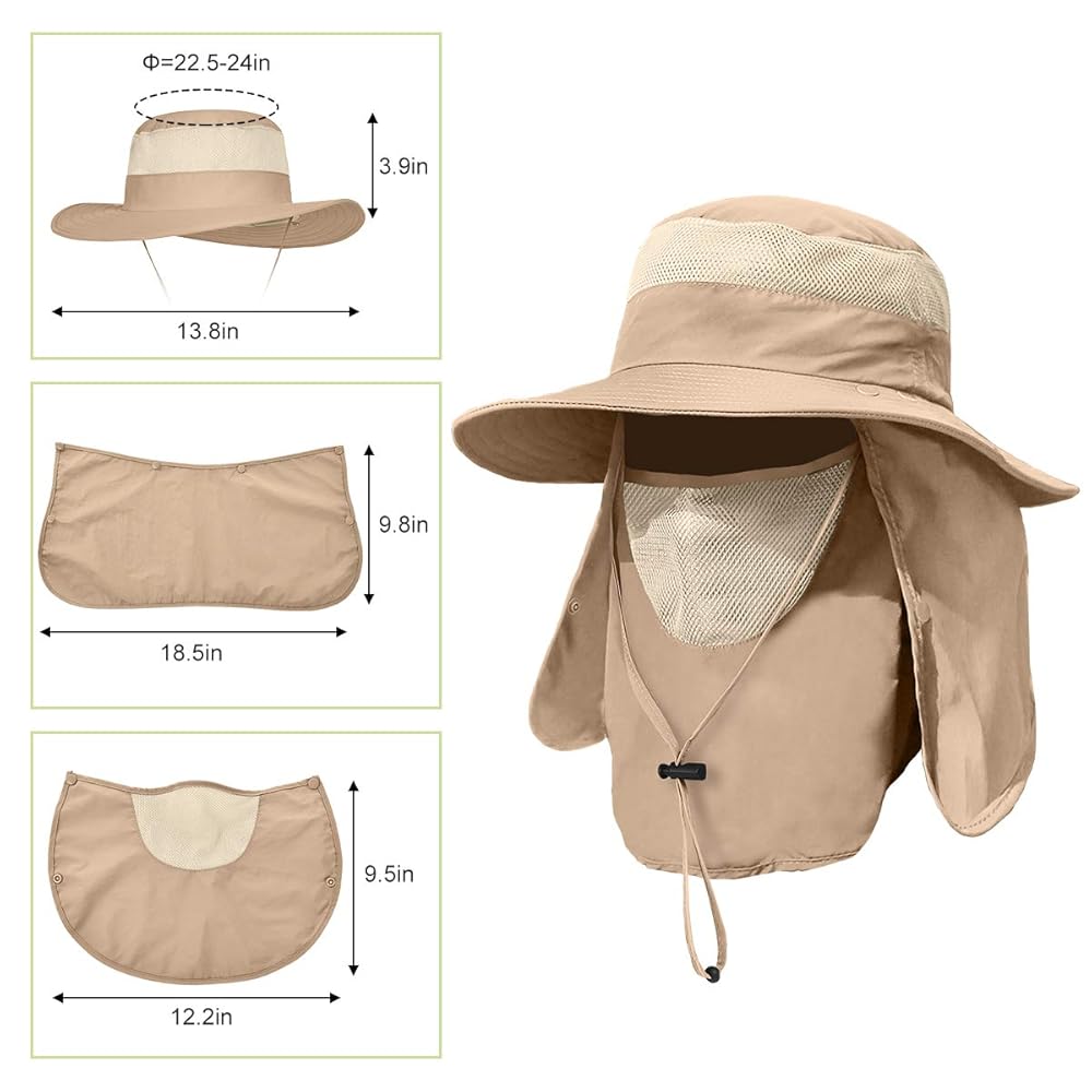 帽子 SEE SEE SUN CAP Amazon.com: Surblue Kids Neck Face Flap Outdoor Cap UV